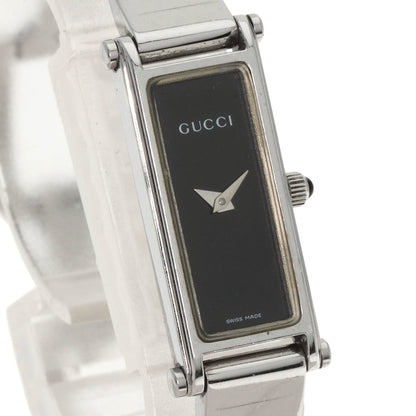 Gucci 1500L Square Face Watch Stainless Steel Ss