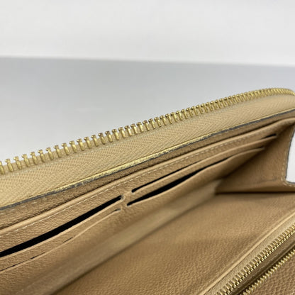 Louis Vuitton Monogram Empreinte Zippy Wallet M61866 Dune