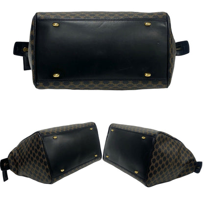Celine Macadam Blason Triomphe Leather Handbag/Mini Boston Bag
