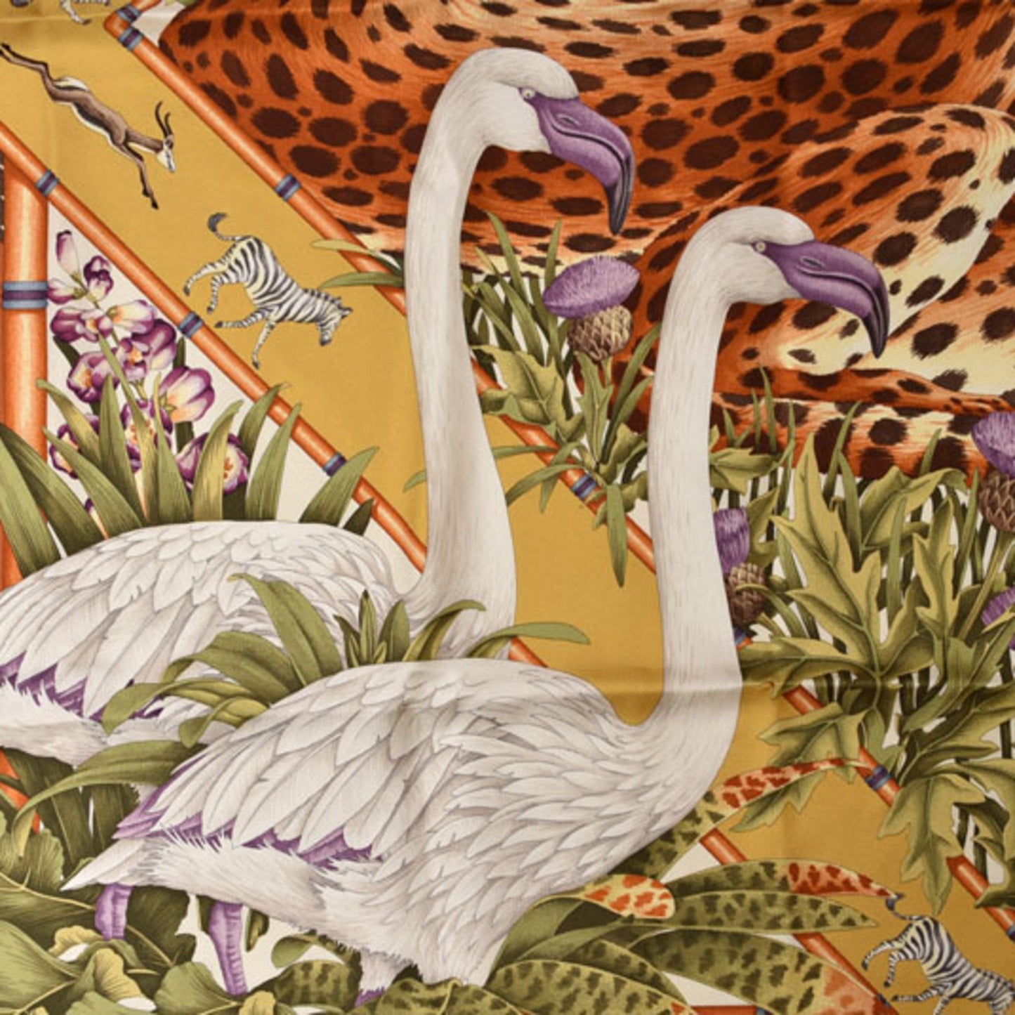 Salvatore Ferragamo Scarf/Muffler With Animal Motif