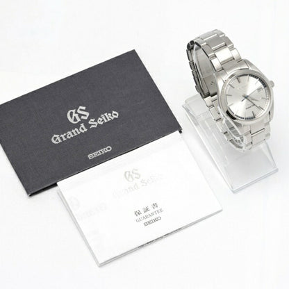 Seiko Grand Sbgx071 9F62-0Ab0 Silver Quartz Watch A-159040