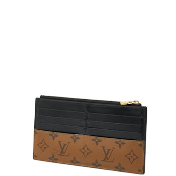 Louis Vuitton Monogram Reverse Slim Purse Long Wallet M80390 Brown