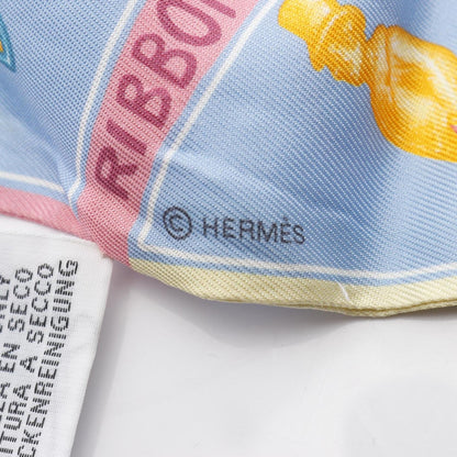 Hermes Herms Twilly Funny Ice Cream Silk Scarf