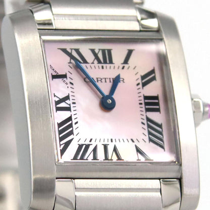 Cartier Tank Franaise Sm W51028Q3 Stainless Steel Quartz Watch