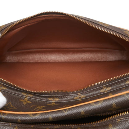 Louis Vuitton Monogram Nile Shoulder Bag M45244 Brown Pvc Leather