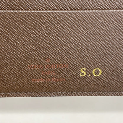 Louis Vuitton Damier Portefeuille Ansolite Long Wallet N63071 Ebene