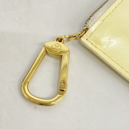 Louis Vuitton Vernis Pochette Cle Wallet/Coin Case M91348 Perle