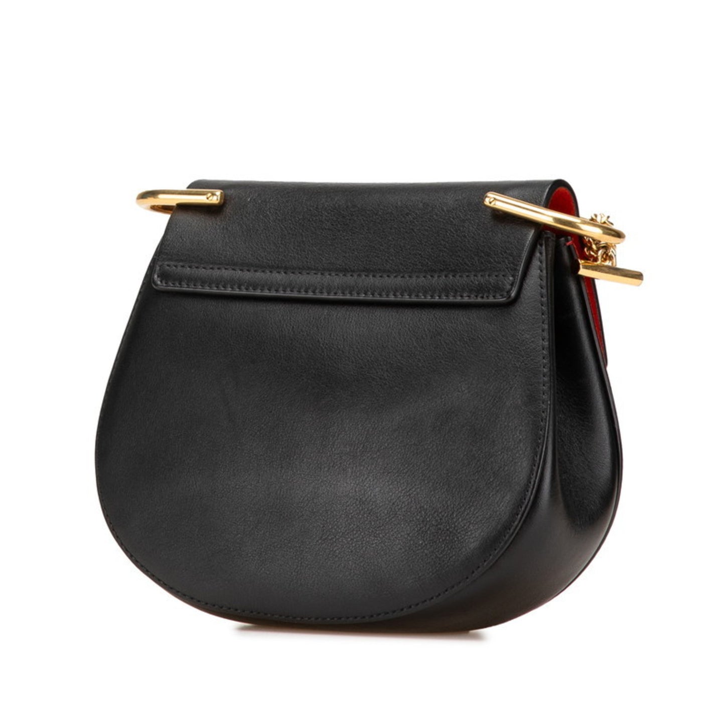 Chlo Chloe Drew Crossbody Chain Shoulder Bag In Red