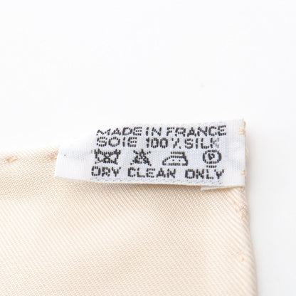 Herms Hermes Carr 90 Terres Precieuses Silk Scarf For Women