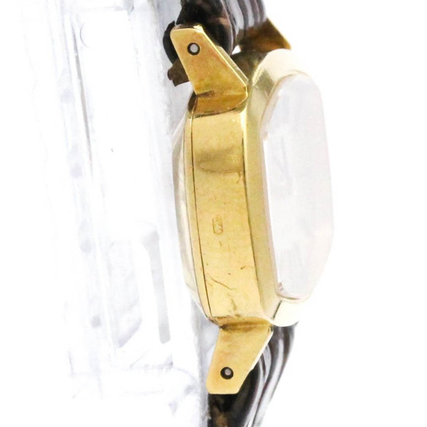 Rolex Cellini 2647 18K Gold Leather Hand-Winding