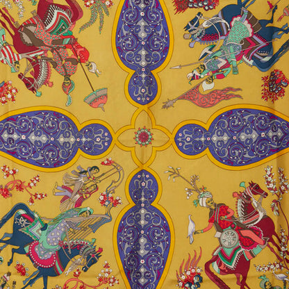 Hermes Herms Carr 90 "Poesie Persane" Persian Poem Scarf