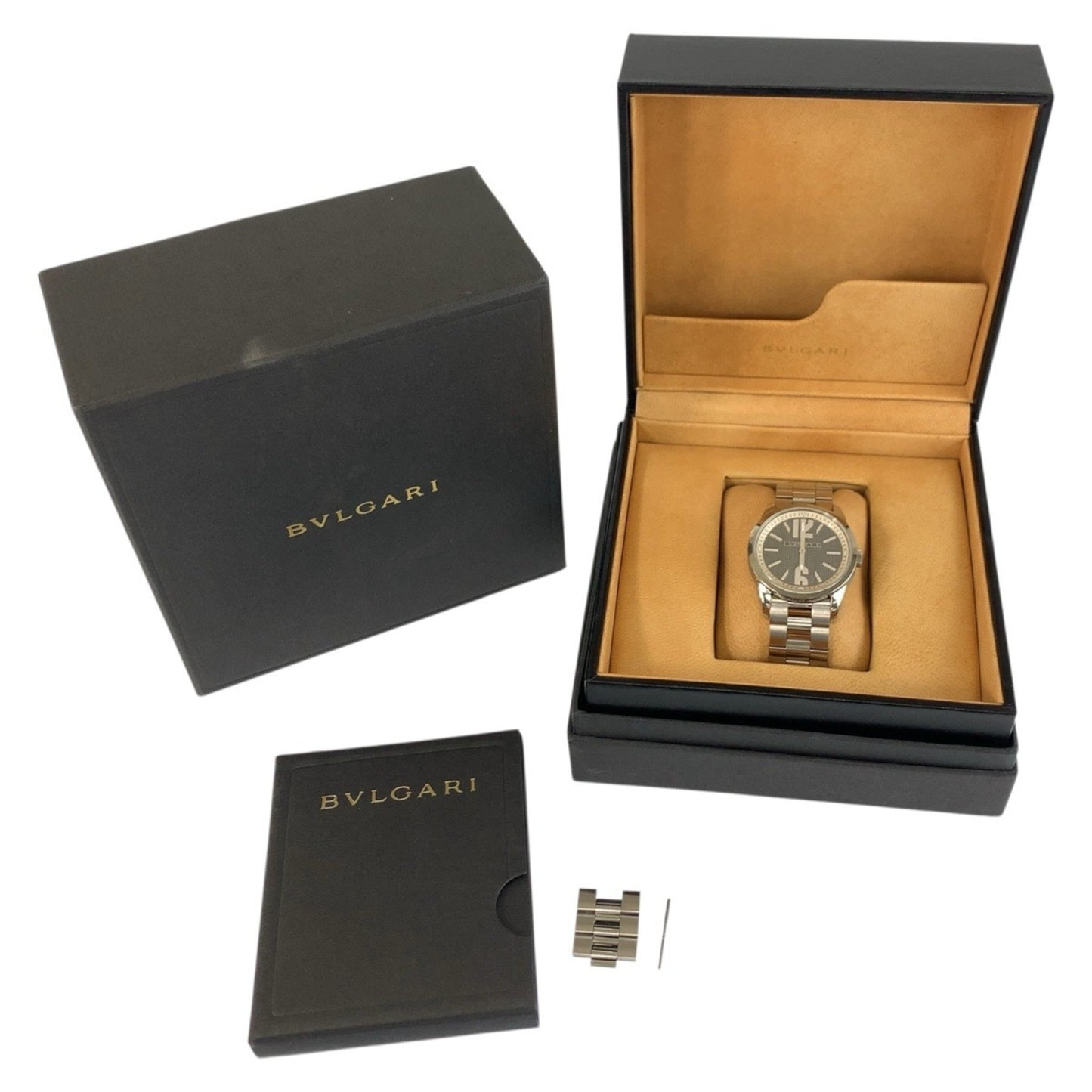 Bvlgari Solotempo Silver Stainless Steel Watch St37S