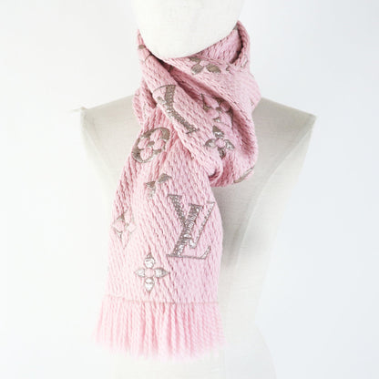 Louis Vuitton M70466 Logomania Wool And Silk Rose Ballerine Monogram Scarf