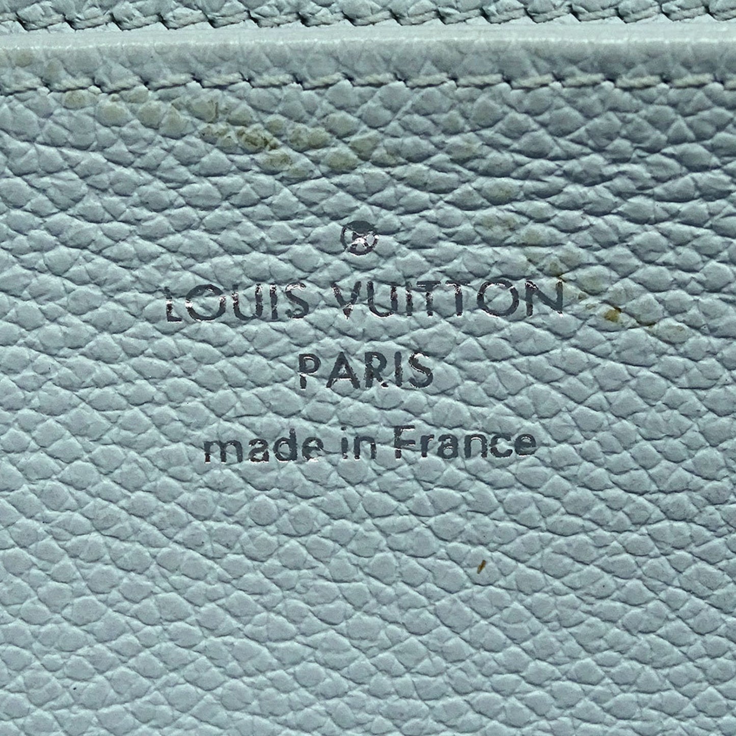 Louis Vuitton Monogram Empreinte Zippy Wallet In Vert D'Or Light Blue (M81466) From The Summer