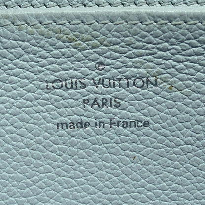 Louis Vuitton Monogram Empreinte Zippy Wallet In Vert D'Or Light Blue (M81466) From The Summer