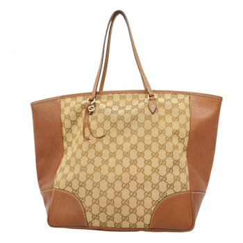 Gucci Gg Canvas Tote Bag 323671 Brown Champagne