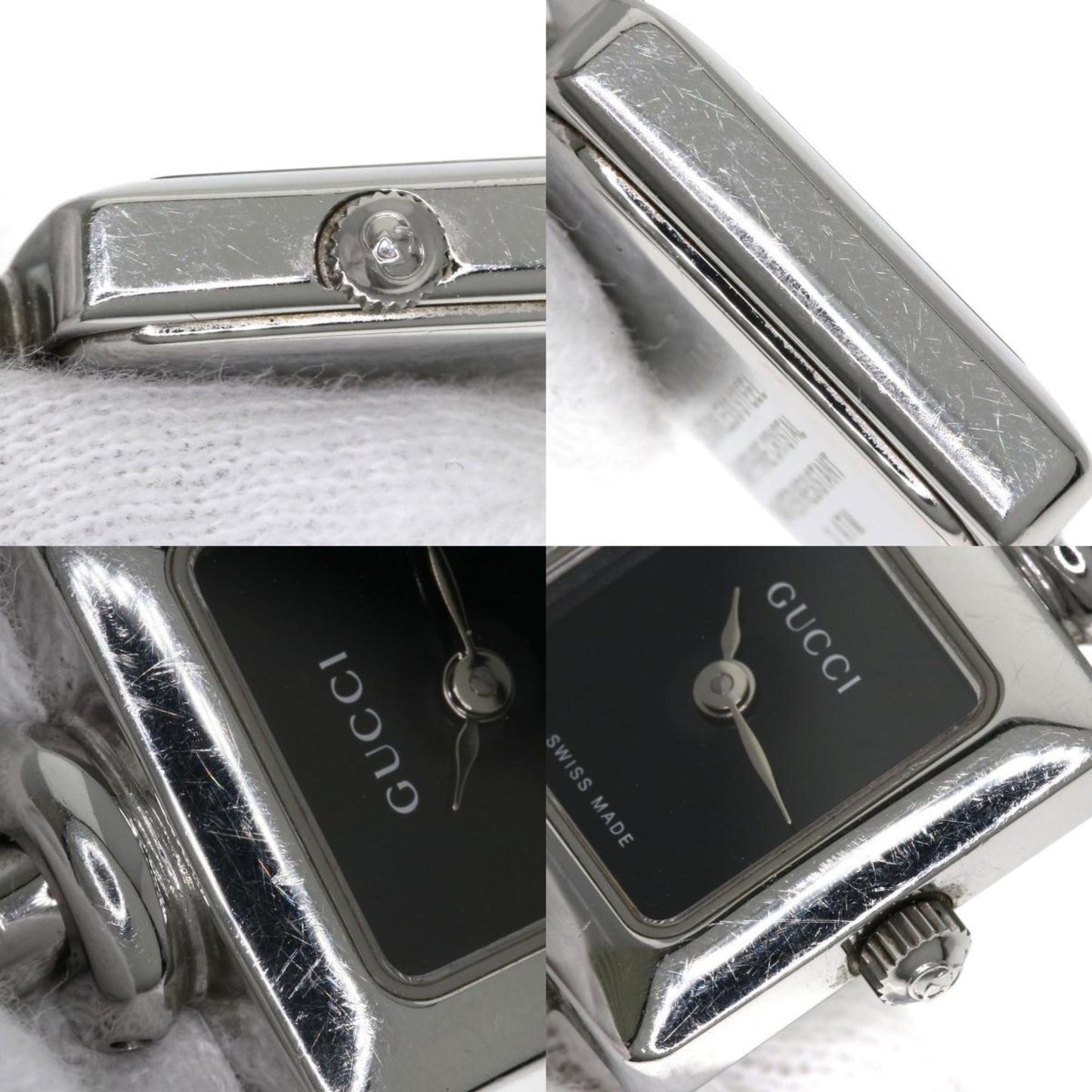 Gucci 1900L Square Face Watch Stainless Steel/Ss