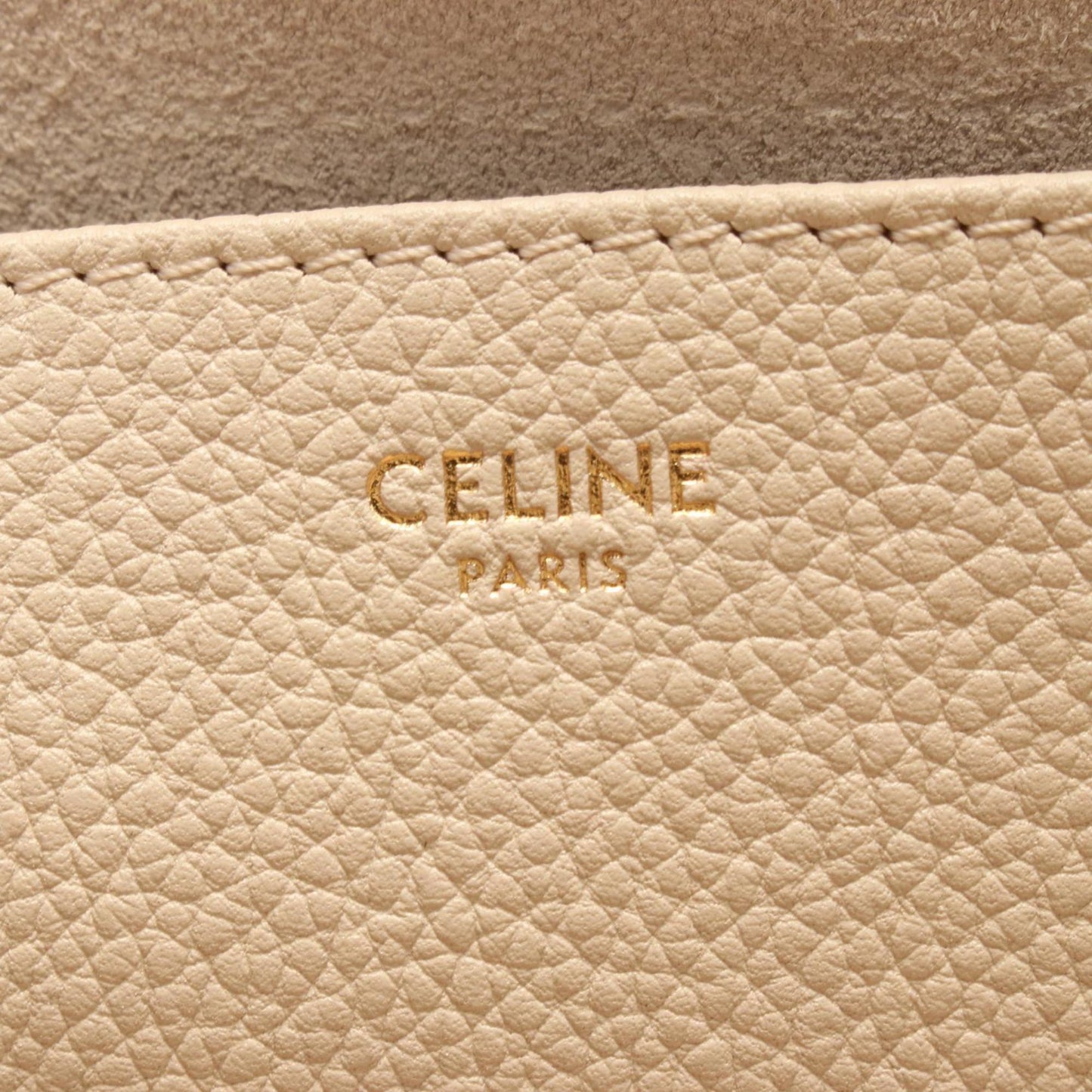 Celine Medium Cabas Anais Cuir Triomphe Tote Bag Leather