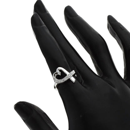 Tiffany & Co. Loving Heart Diamond Ring In 18K White Gold