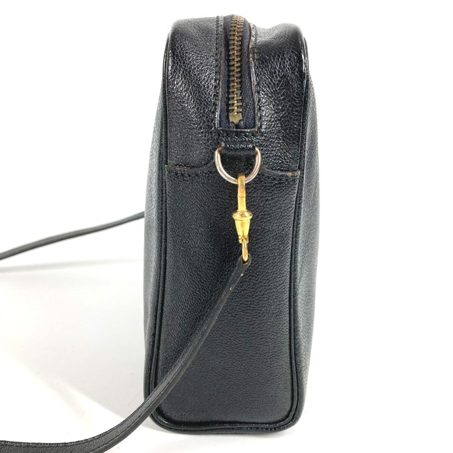 Hermes Jockey Horse Cheval Pochette Shoulder Bag In Black Leather