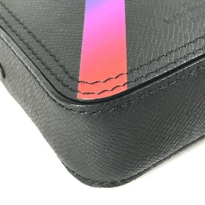 Louis Vuitton M30332 Taiga Rainbow Danube Messenger Pochette Shoulder Bag In Leather