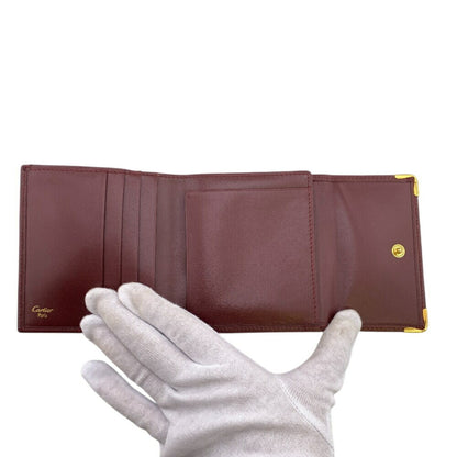 Cartier Bordeaux Compact Wallet