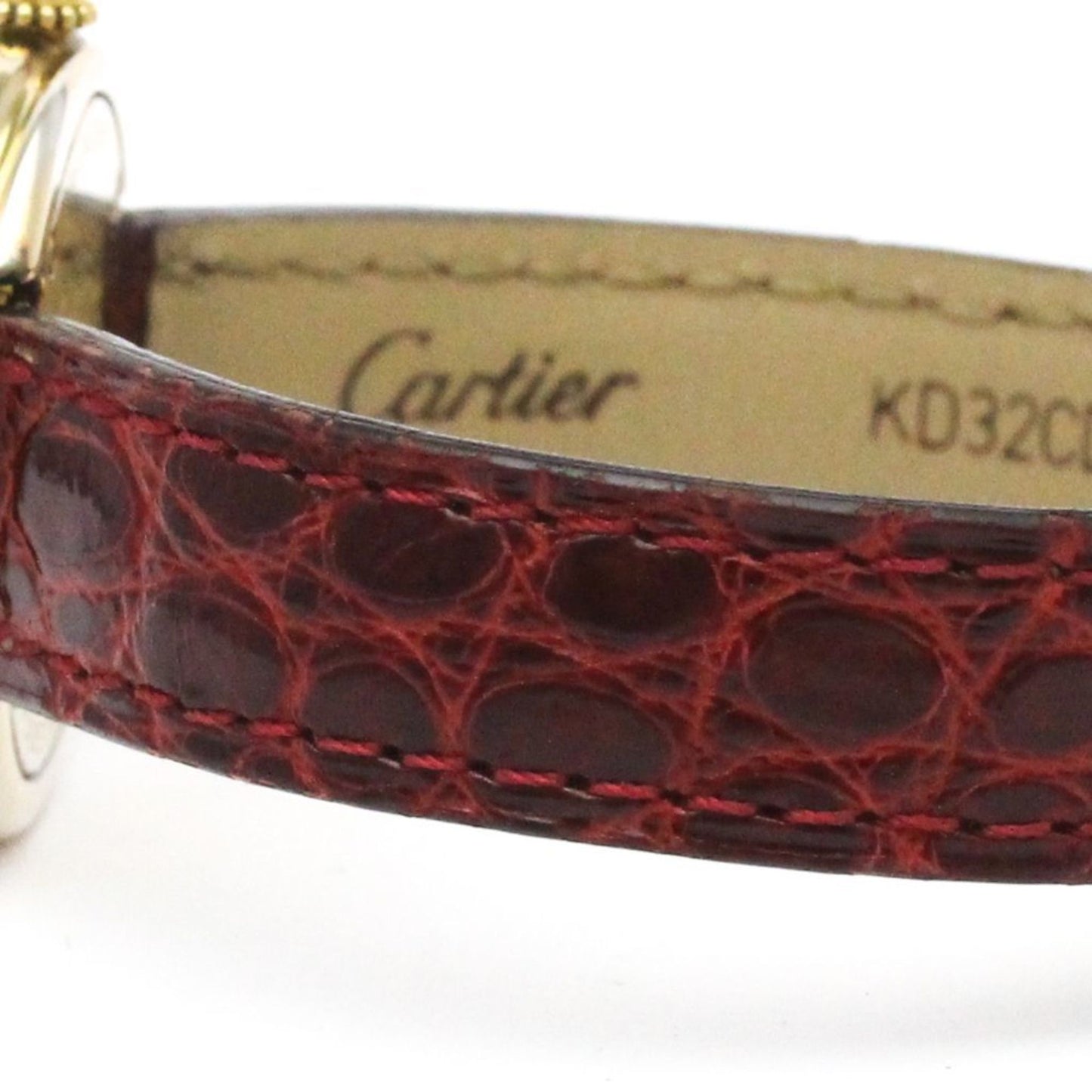 Cartier Must Trinity Vermeil Gold Plated Quartz