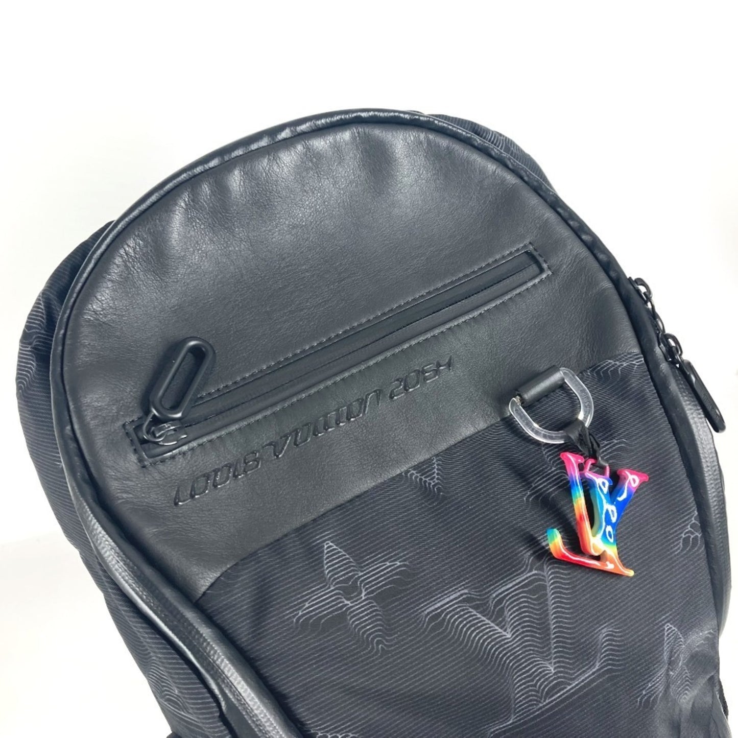 Louis Vuitton M45603 Louis Vuitton 2054 3D Monogram Mountain Backpack Bag Rucksack Leather Nylon