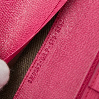 Fendi Zucca Long Wallet 8M0297 Brown Pink