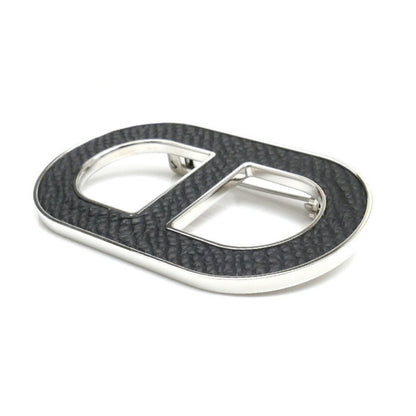 Hermes Hermes Epsom Leather Metal Chaine D'Ancre Brooch H500262Fk89