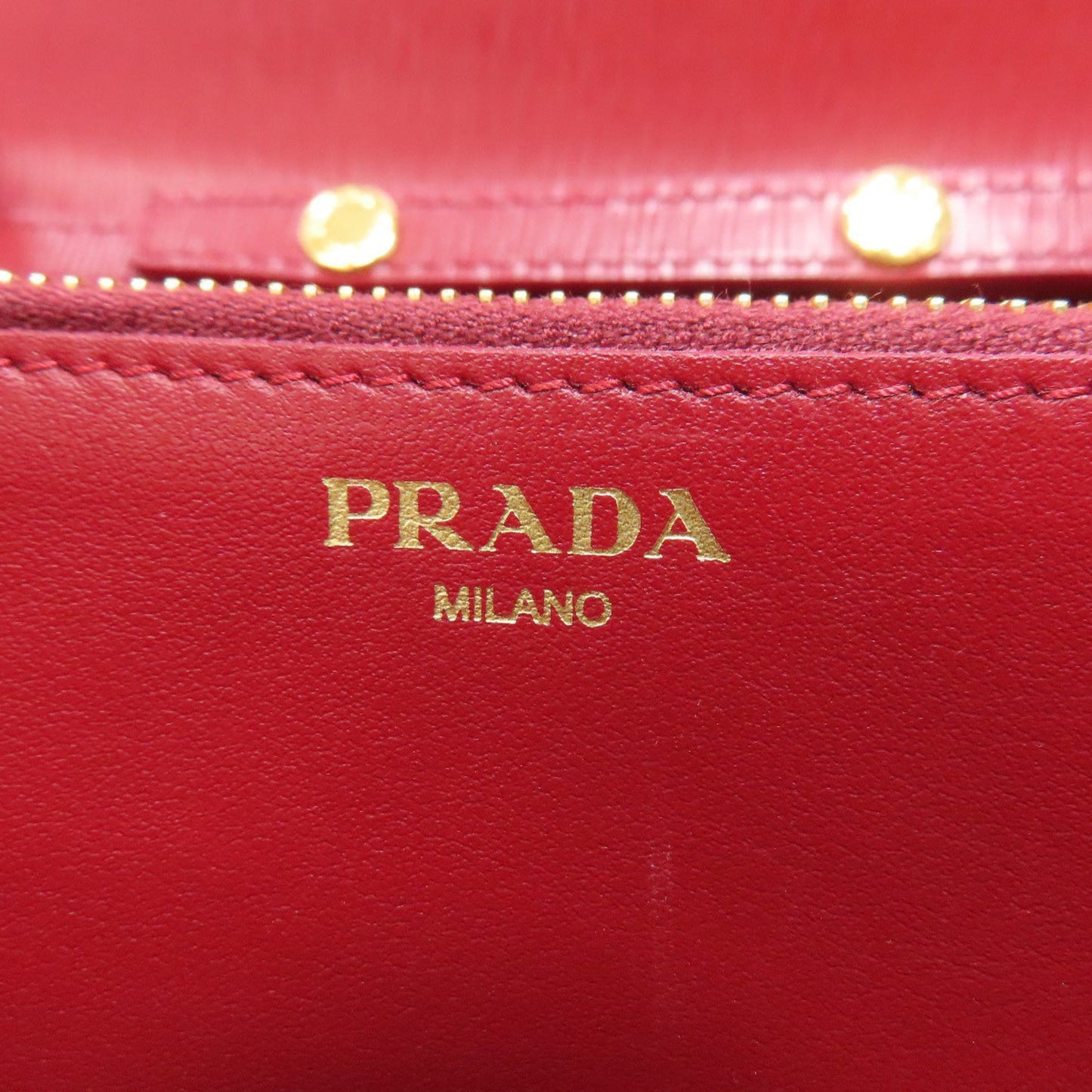 Prada Saffiano Chain Wallet