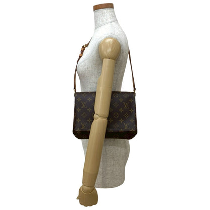 Louis Vuitton Musette Tango Monogram Leather Shoulder Bag/Pochette In Brown 23175
