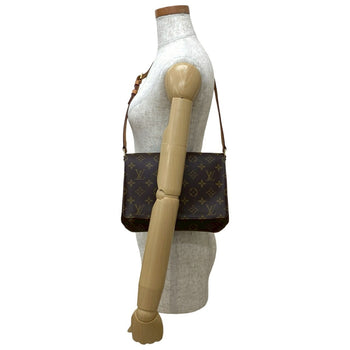 Louis Vuitton Musette Tango Monogram Leather Shoulder Bag/Pochette In Brown 23175