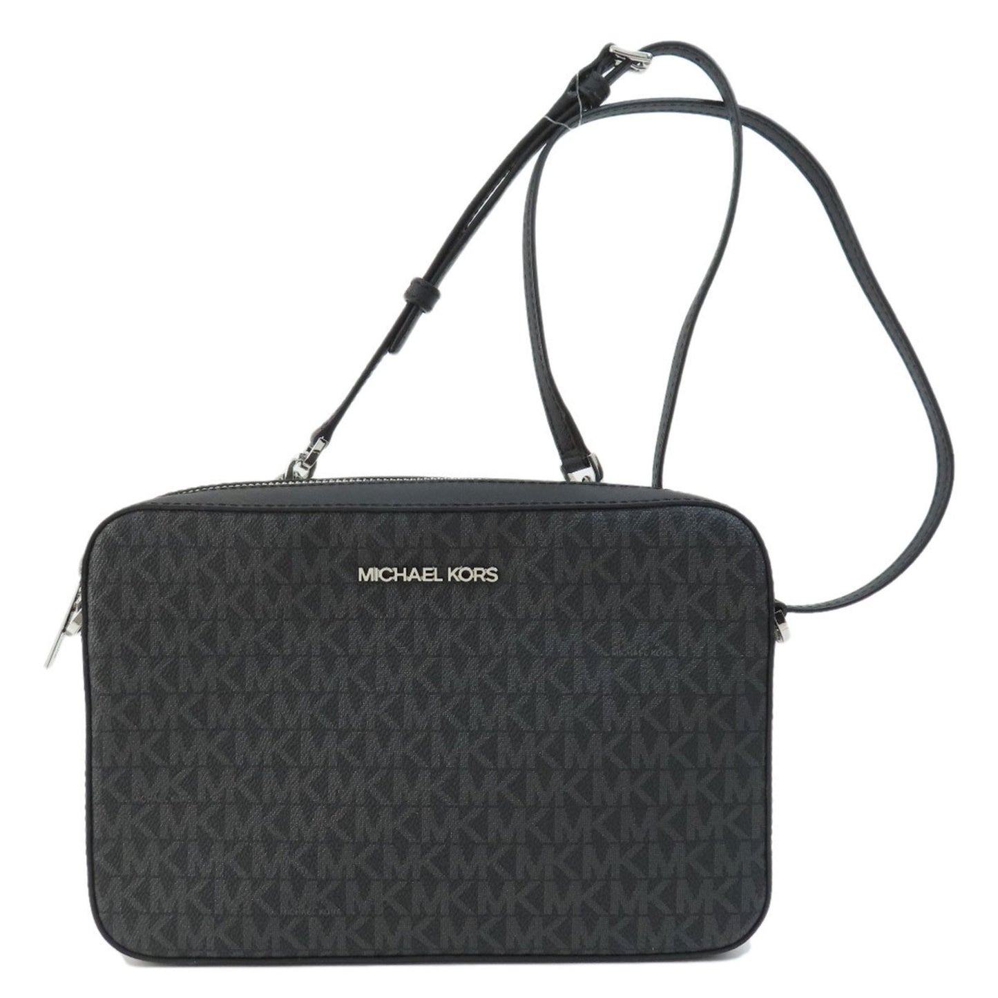 Michael Kors Mk Signature Shoulder Bag Coated Canvas
