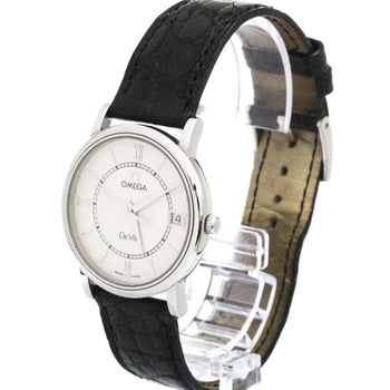 OMEGA De Ville Prestige Steel Leather Quartz