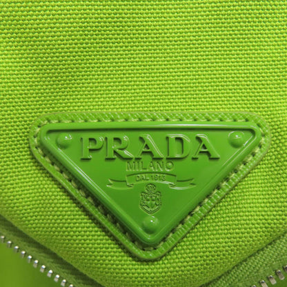 Prada 2Vh147 Logo Shoulder Bag Canvas
