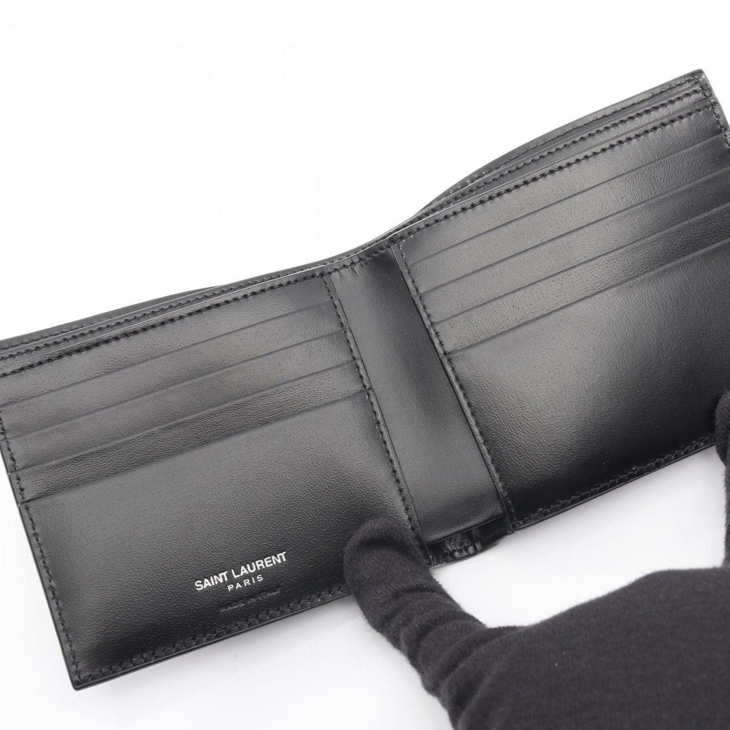 Yves Saint Laurent Saint Laurent Paris Tiny Cassandra Bifold Wallet