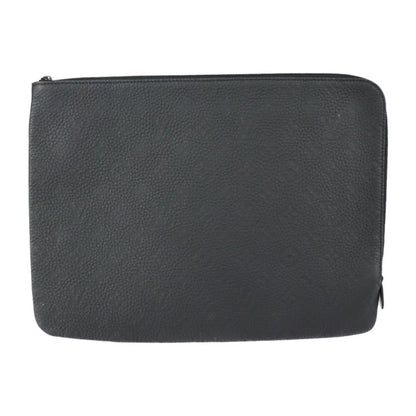 Louis Vuitton Etuit Voyage Second Bag M59479 Taurillon Leather Black Clutch Pouch Monogram L-Shaped