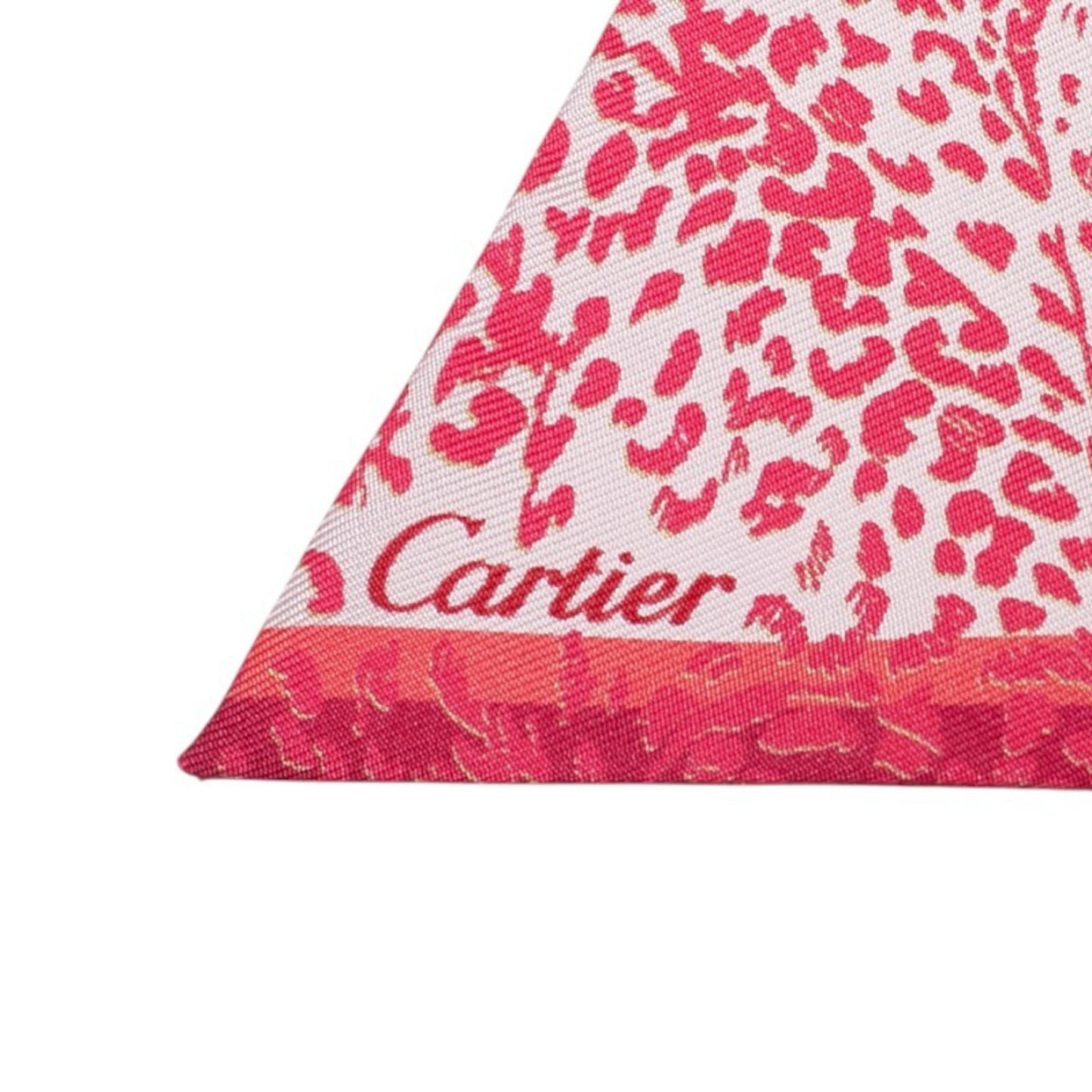 Cartier Leopard Print Scarf