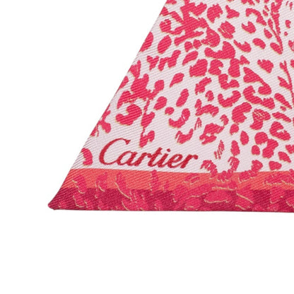 Cartier Leopard Print Scarf