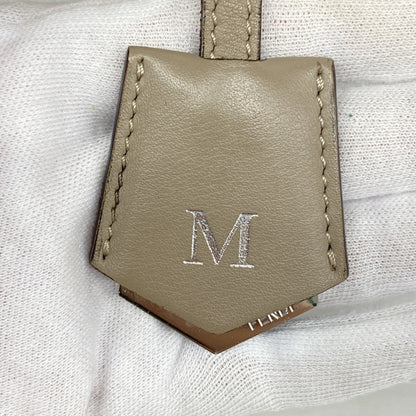 Fendi By The Way Handbag In Beige Leather