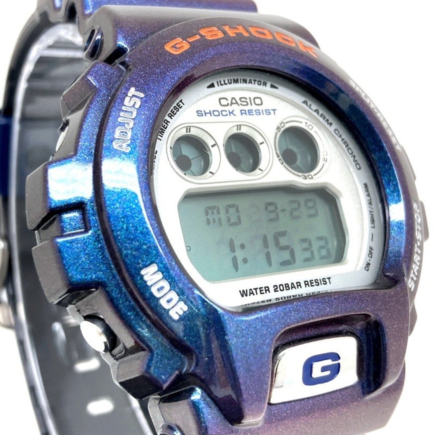 G-Shock Casio Dw-6900Fl-6M Metallic-G Watch With Polarized Metallic Paint