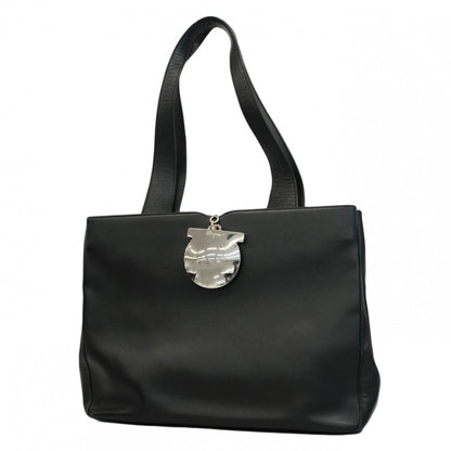 Salvatore Ferragamo Gancini Leather Tote Bag