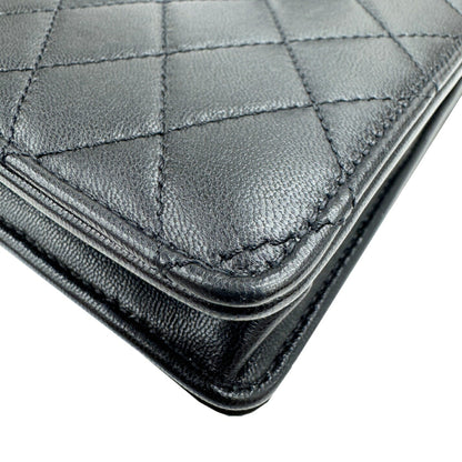 Chanel Chain Shoulder Bag As0584 Black Goatskin Leather 30S 2021