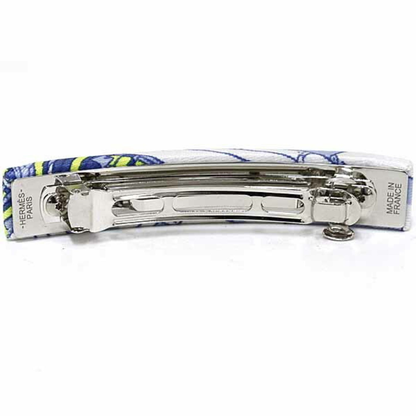 Hermes Hermes Barrette Eclipse Legend Of The Horse Hair Accessory Silk Multicolor