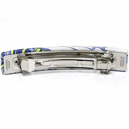 Hermes Hermes Barrette Eclipse Legend Of The Horse Hair Accessory Silk Multicolor