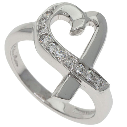 Tiffany & Co. Loving Heart Diamond Ring In 18K White Gold