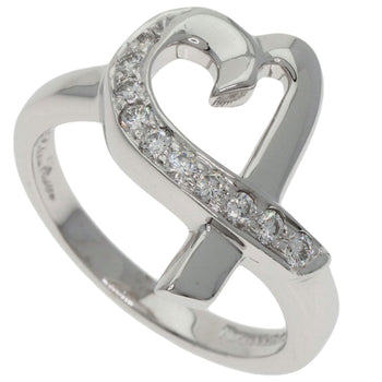 Tiffany & Co. Loving Heart Diamond Ring In 18K White Gold