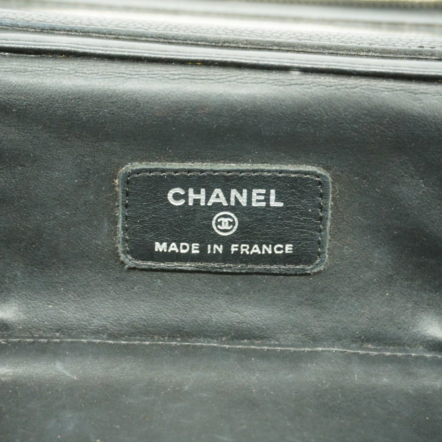 Chanel Pouch Caviar Skin Black