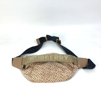 Burberry Shoulder Bag Waist Pouch Body Bag Beige